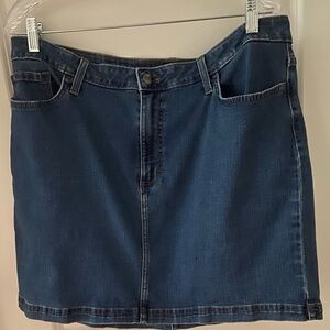 Denim Mini Skirt Lee-18 Mec